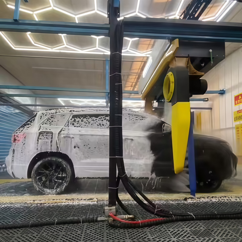 Commercial touchless automatic car wash machine