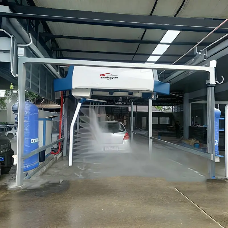 Efficient, intelligent, contactless, fully automatic car washing machine (1)